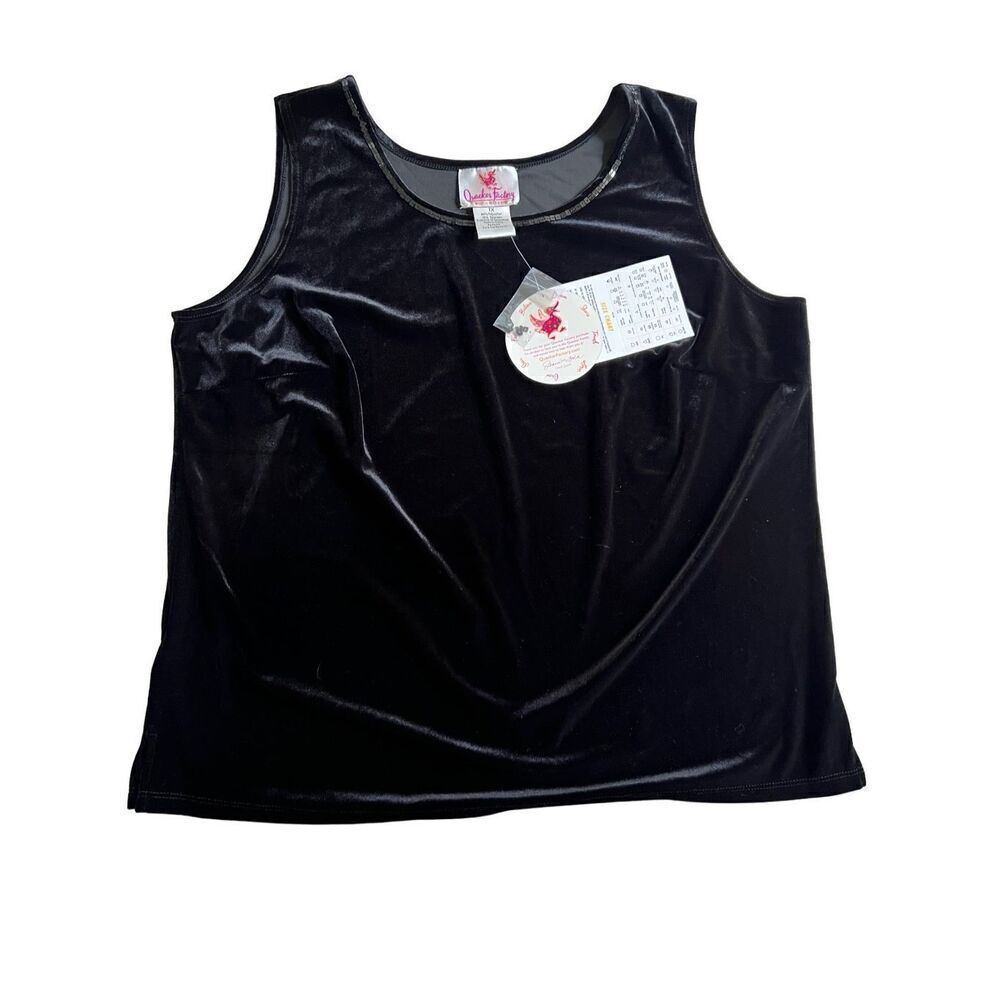 Quacker Factory Sequins  Velour top Size 1X